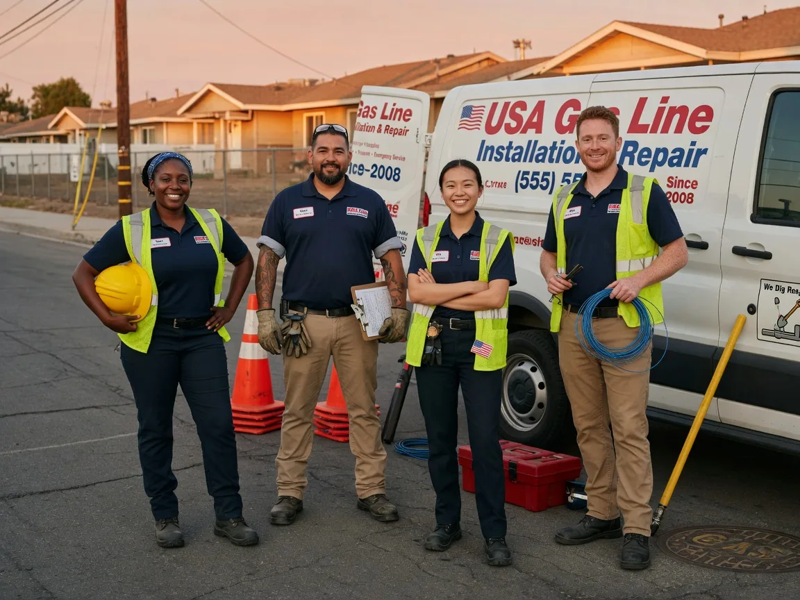 Gas Line Installation company in Maeystown, IL
